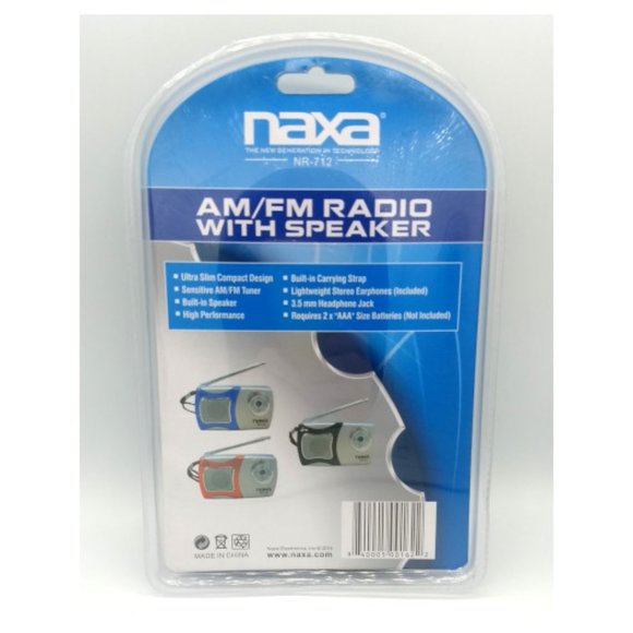 Naxa AM-FM Radio with Speaker - Picture 2 of 2